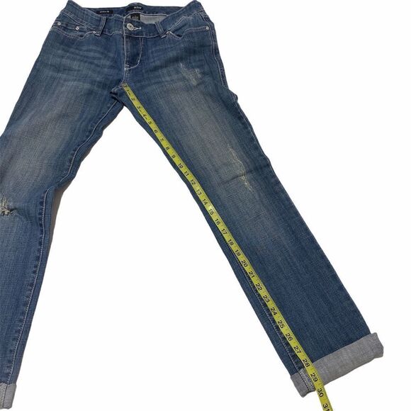 Ana A New Approach Modern Fit Cuff Distress Jean 4 - Picture 6 of 10